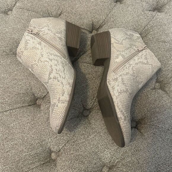 Snake Print Booties - Picture 6 of 16